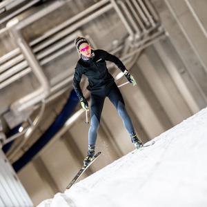 Lisa Lohmann in der Skisport-HALLE Oberhof.